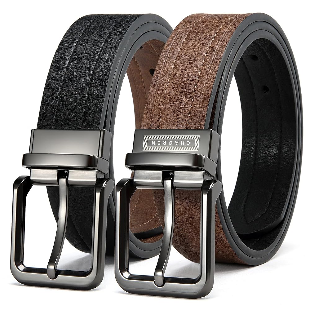 【 】Reversible Belt Men's Reversible Stretch Belt in Black | Cole Haan
